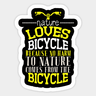 Bicycle Quote Sticker